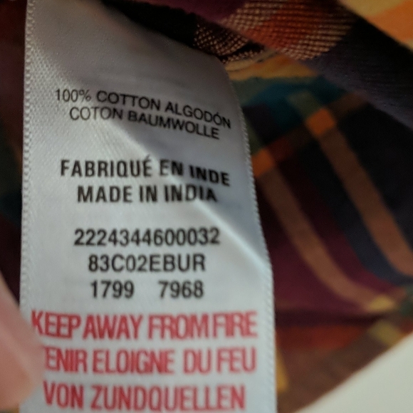 TOPMAN Plaid Button Shirt with Elbow Patches - Picture 5 of 7